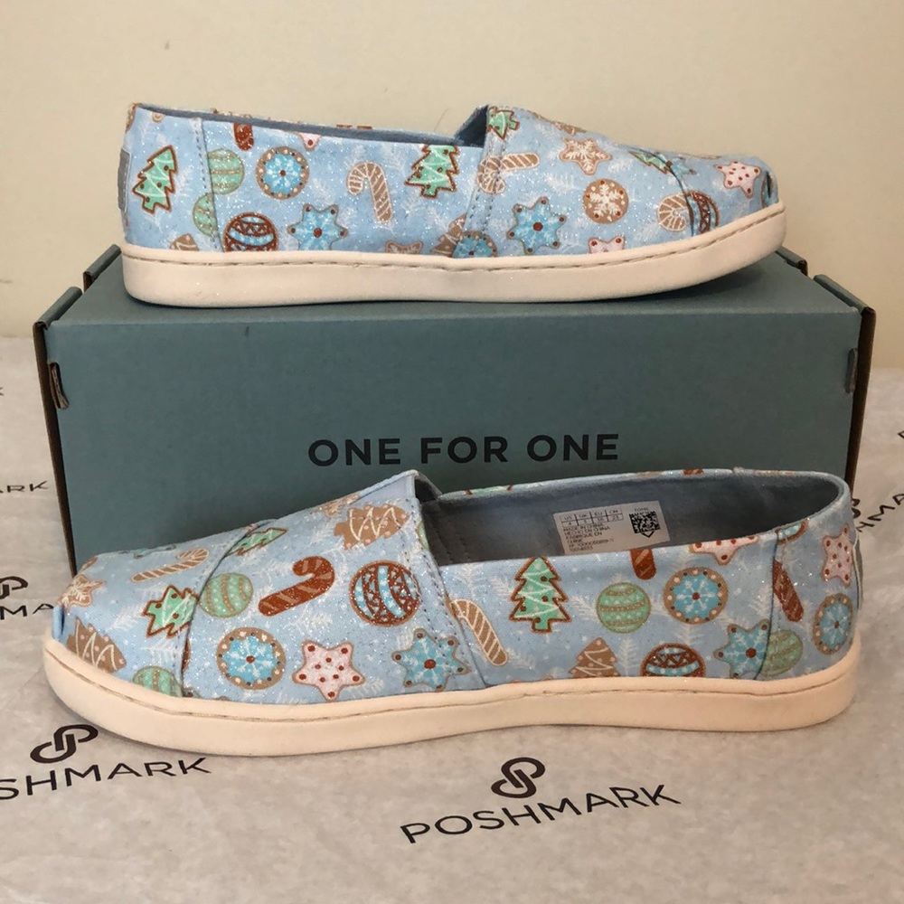Glitter Sugar Cookie print shoes